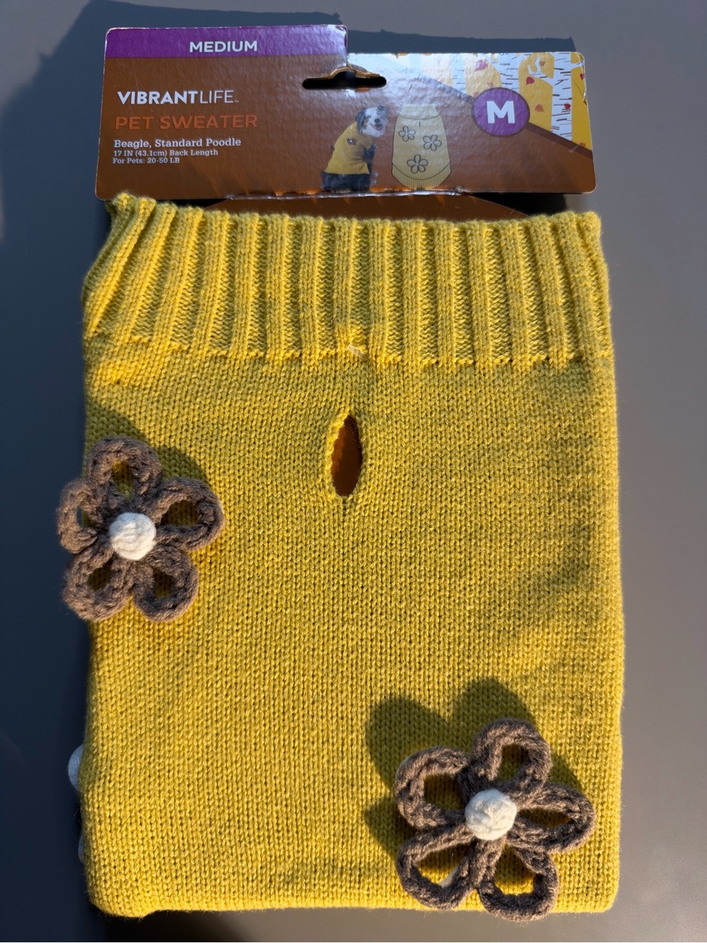 NWT Vibrant Life Pet Sweater 🐶💛 | Medium